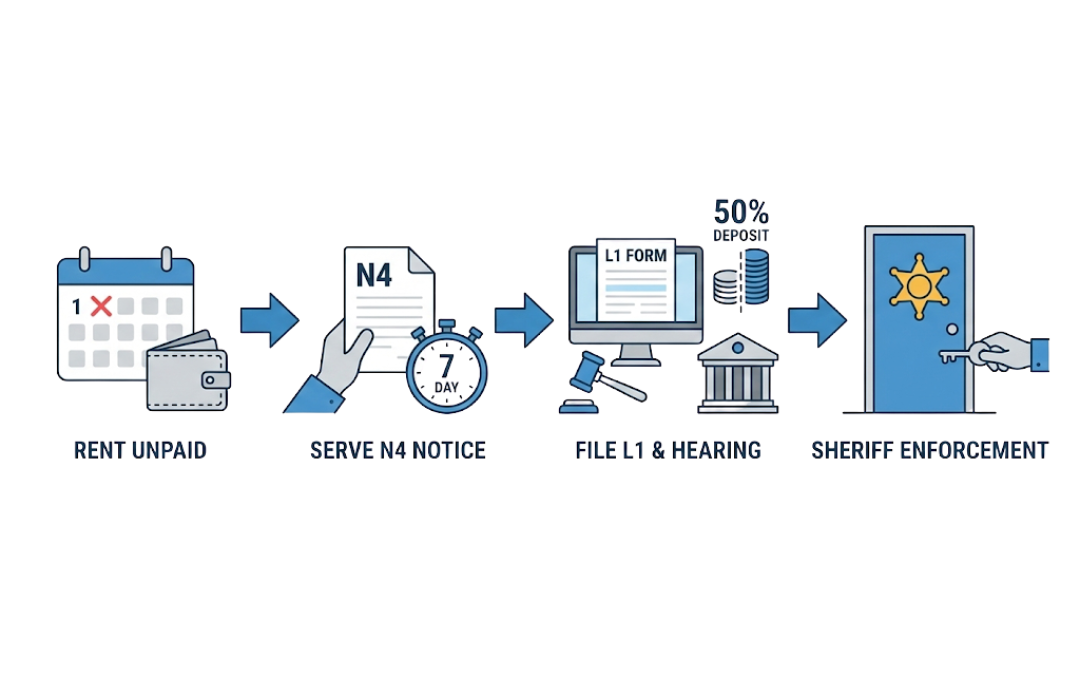 When the Rent Stops: The Complete 2026 Guide to Evictions & Non-Payment for Brampton Landlords
