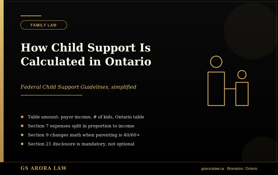 How Is Child Support Calculated in Ontario? A 2026 Guide