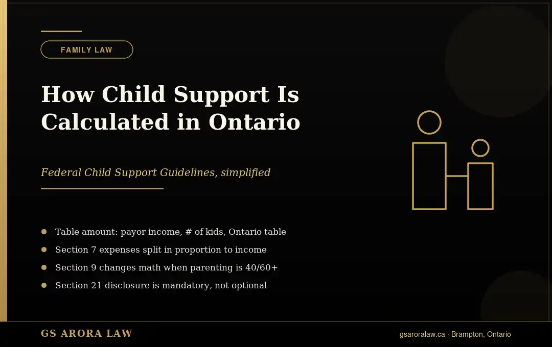How Is Child Support Calculated in Ontario? A 2026 Guide